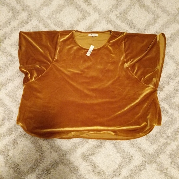Madewell Velvet Top NWT and NWOT - Picture 6 of 9